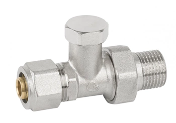 Diamantový přímý PEX uzavírací radiátorový ventil ART-26-PEX-1/2X16