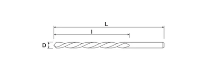 S&R vrták do kovu GM série 4mm 107800400