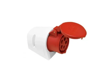 PCE zásuvka pevná 32A 5P 400V červená IP44 125-6
