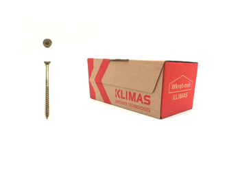 Stavební šroub Wkręt-Met WKCS 8x140 se zápustnou hlavou a torx hlavicí 50 kusů WKCS 08120