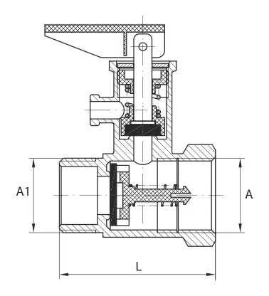 Diamantový pojistný ventil DN20 EN1489 WZ ART.110-20.WZ