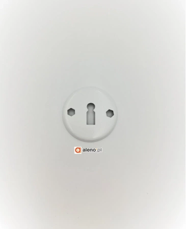 Vložka klíče na ceduli dveří bílá hnědá černá