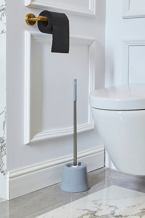 AWD Interiérová šedá WC štětka AWD02021906