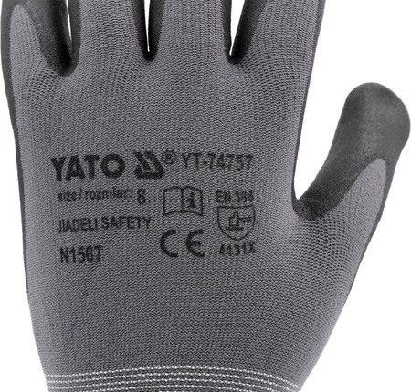 Skvrnité nitrilové rukavice Yato velikost 9 YT-74758