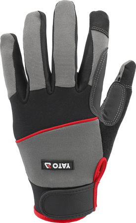 Skvrnité protiskluzové rukavice Yato vel. 8 YT-746648