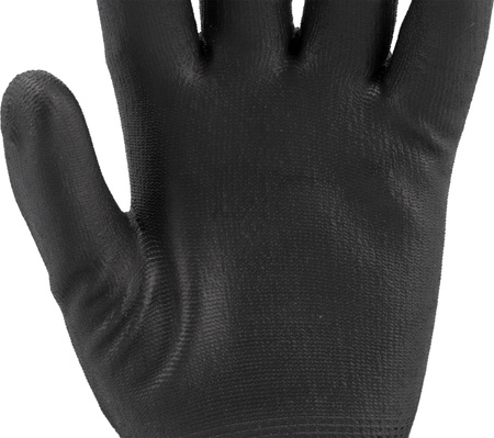 Pracovní rukavice Yato černý nylon/PU velikost 9 YT-74729