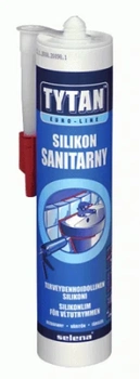 Tytan sanitární silikon 280ml bílý EURO-LINE