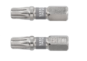 Bity Yato 1/4 "x25mm T30 Ni 2 kusy YT-78015