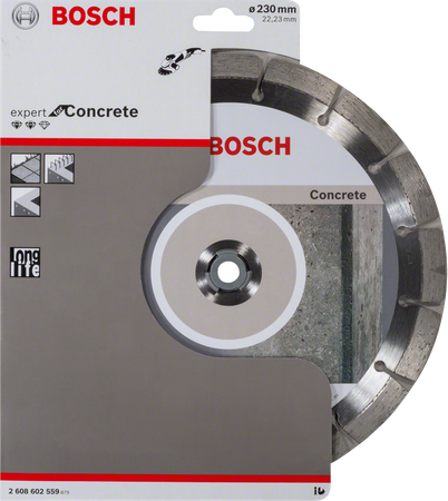 Bosch diamantový řezací kotouč Expert na beton 230x22,23x2,4x12mm 2608602559
