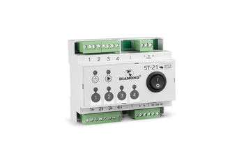 Diamantová drátěná lišta ST-21 pro ovládání servopohonů podlahového vytápění, 4zónová