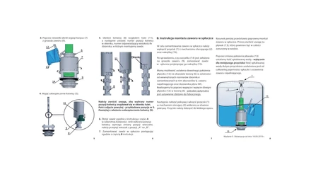 Inter Sano vypouštěcí ventil 3/6l visačka