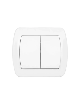 Kontakt Simon dvojitý spínač Bílý akord AW5/11