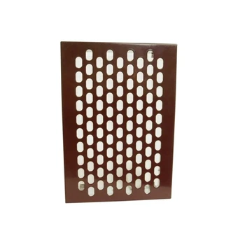 Dospel kovová nástěnná větrací mřížka D/TKM 140x210/B hnědá 007-1818