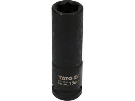 Hluboká rázová hlavice 1/2" 15 mm YT-1035 od společnosti Yato