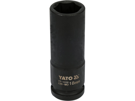 Rázová hlavice Yato 1/2" 18 mm dlouhá YT-1038