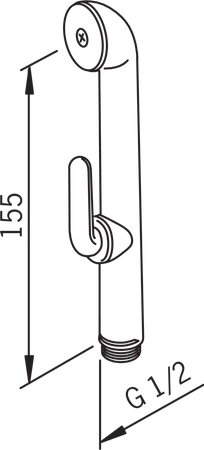 Sprchová rukojeť Oras Bidetta 242050