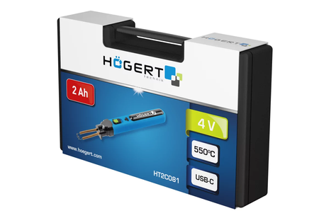 Aku svářečka plastů Hogert HT2C081