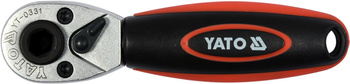 Ráčna Yato 1/4" 105mm pro nástrčné klíče a bity YT-0331