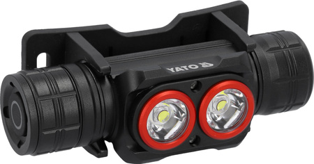 Dobíjecí čelová svítilna Yato 3000lm YT-085943