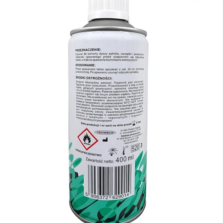Tecweld přípravek proti rozstřiku Spaw Mix 400 ml