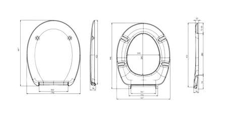 WC sedátko Koło Idol hard 10113000