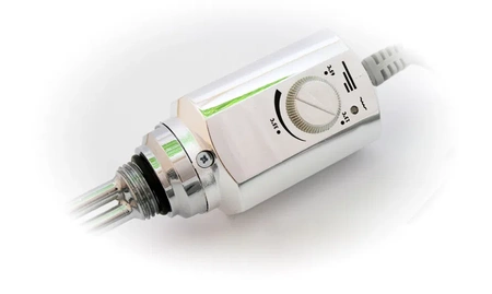 Elektrický koupelnový ohřívač Volux 900W s termostatem chrom RD 10.900CH