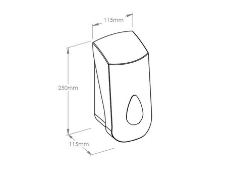 Merida dávkovač tekutého mýdla Top 800ml DTN101