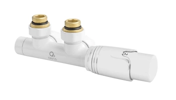 Diamantový kombinovaný úhlový termostatický set bílý ART.431.ZEST.ZESP.B