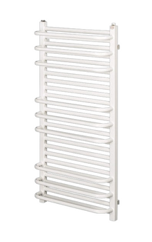 Luxor rovný koupelnový radiátor s přídavnými věšáky LUX-GP 1B/40 600x400mm