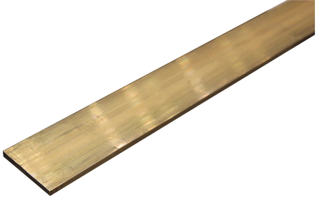Plochá tyč 30x6mm 10cm mosaz MO58