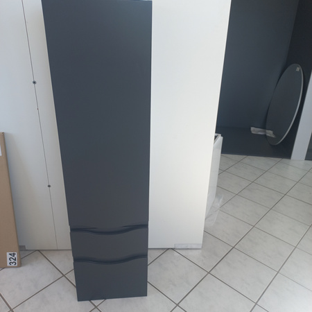 Vysoká police Wave Grande 40x34x155cm grafit matná pravá