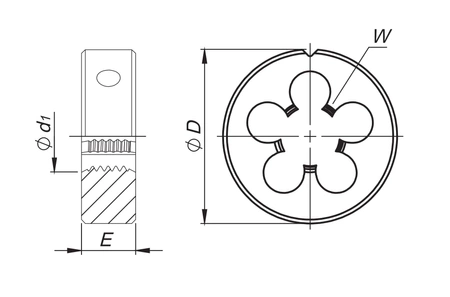 Matice ventilátoru M10x1 6G HSS DIN 22568 N1-121251-0103