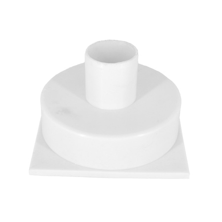 DES rošt kanalizační fi 50 15x15 spodní kovový bílý 01.016.005