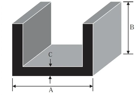 Hliníkový kanál 25x15x2.0mm 1mb PA38