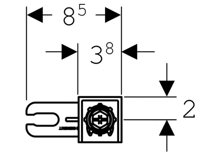 Geberit Duofix distanční držáky 111815001