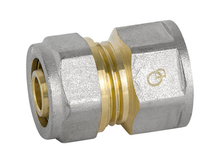 Diamantový konektor ZŁ-DZ PEX-AL-PEX vnitřní závit 20x1/2" mosaz FTN-002.1/2x20.ZŁ-DZ