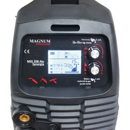 Svařovací poloautomat Magnum MIG 208 ALU Synergia