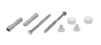 Bílá montážní sada na WC