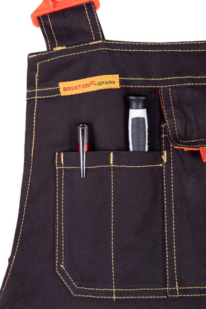 Ochranné kalhoty s náprsenkou Polstar Brixton Spark, velikost 30