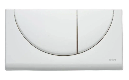 Splachovací tlačítko Schwab bílé 227556