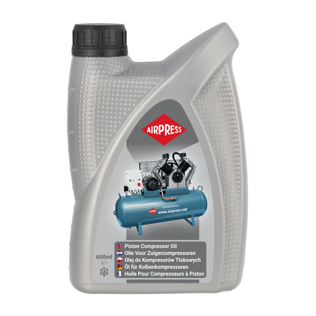 Olej pro pístové kompresory Airpress 0,6l 12495