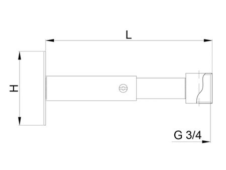 Diamantová teleskopická podpěra pro expanzní nádobu PODPORA NÁDOB