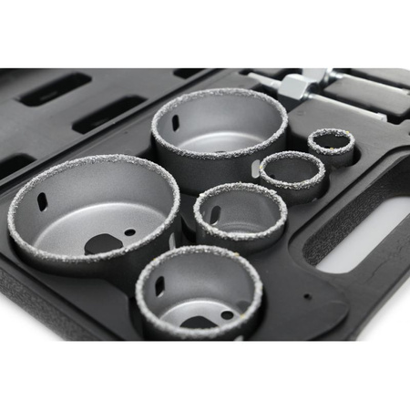 Sada wolframových děrovek Kraft&Dele 9dílná 22-73mm KD10285