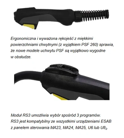 Svařovací hořák Esab PSF 260 5m 0700025022
