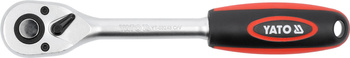 Ráčna Yato rovná 1/2" 90T s plastovou rukojetí YT-03243