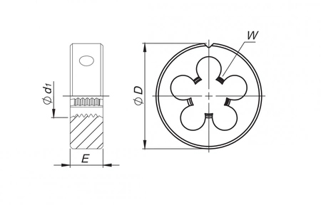 Matnice ventilátoru M16x1,5 LH N1-111001-0165