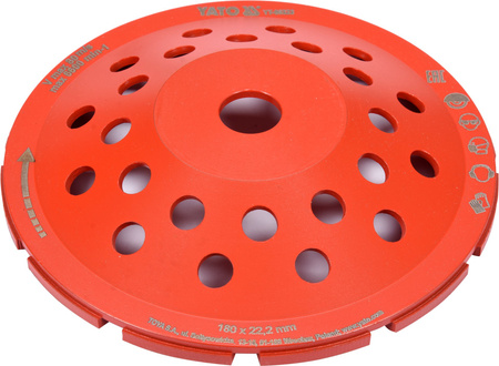 Diamantový brusný kotouč Yato 180 mm M14 YT-60323