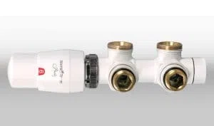 Termostatická instalační sada Vario Term All In One Twins levá bílá ATSGS0206CFK/L