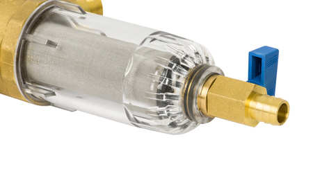 Diamantový mechanický filtr 1" se zpětným proplachem a manometrem ART.350-25