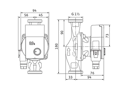 Oběhové čerpadlo Wilo Yonos Pico 1.0 25/1-4 4248082